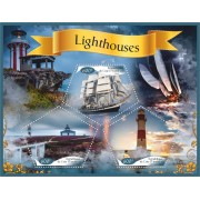 Stamps Lighthouses and ships